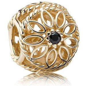 Pandora 14 karat gold delicate beauty charm